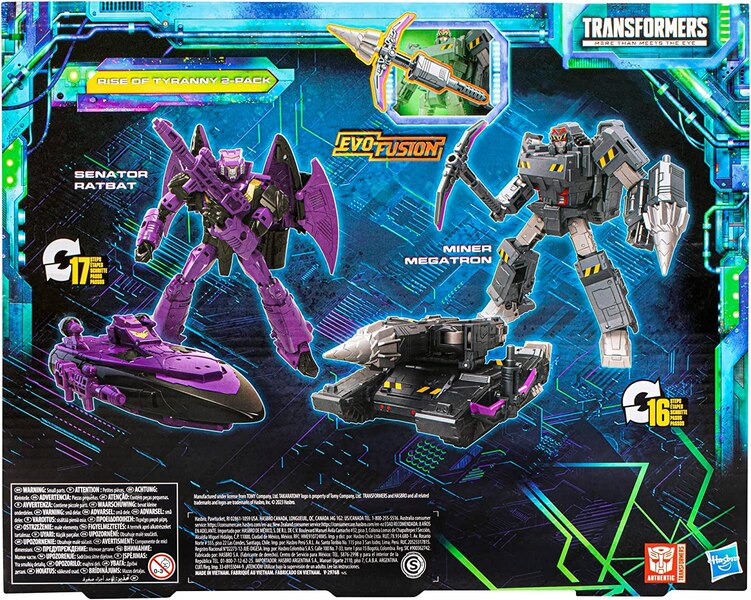 Transformers Toys Legacy Evolution Miner Megatron & Senator Ratbat Rise Of Tyranny 2 Pack  (5 of 11)